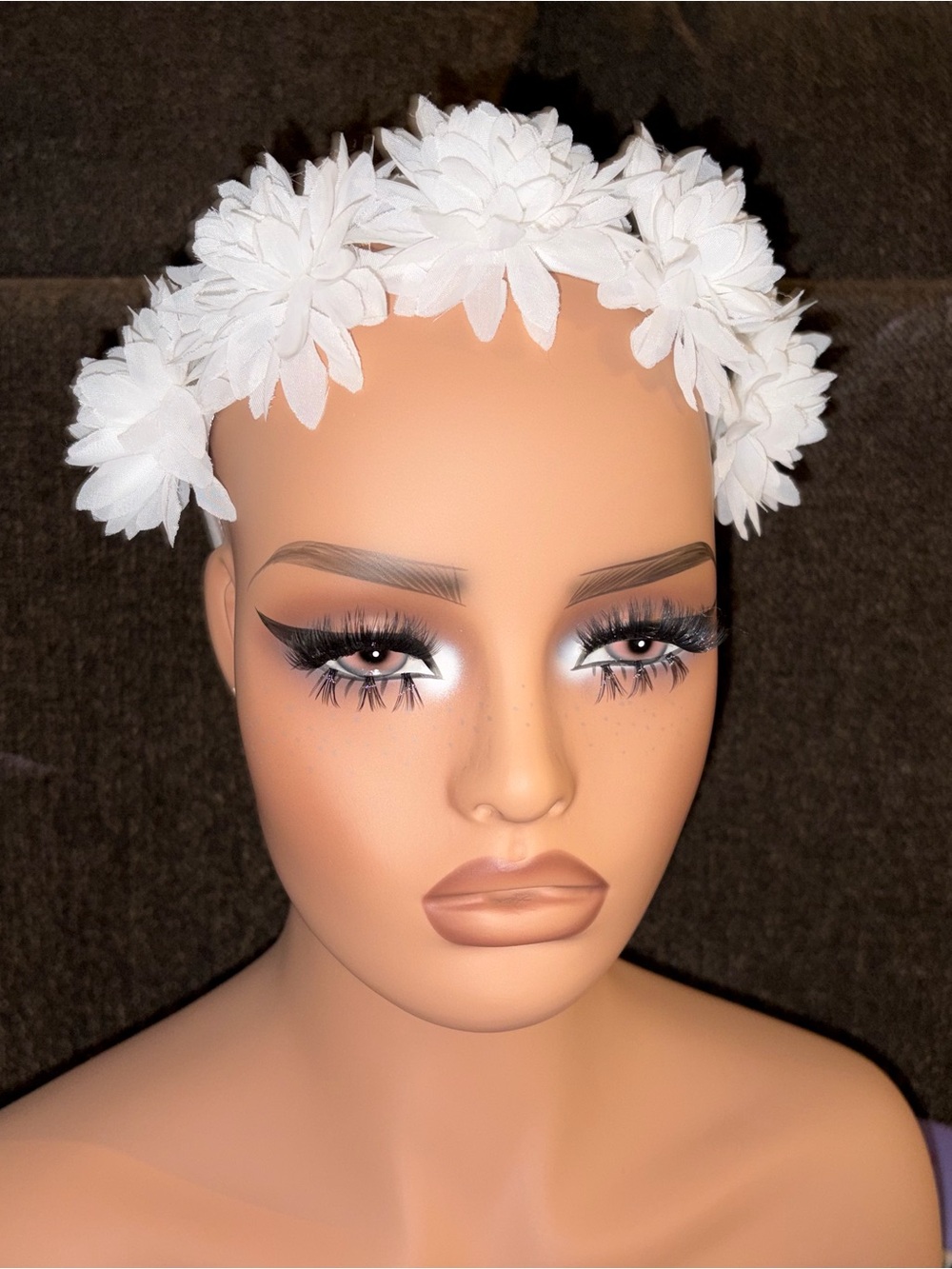 White Floral Headband Crown - Flower Headband (No offers)